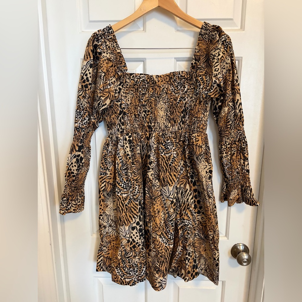 NWT Lilly Pulitzer Women's Beyonca Long Sleeve Dress large - Picture 5 of 8